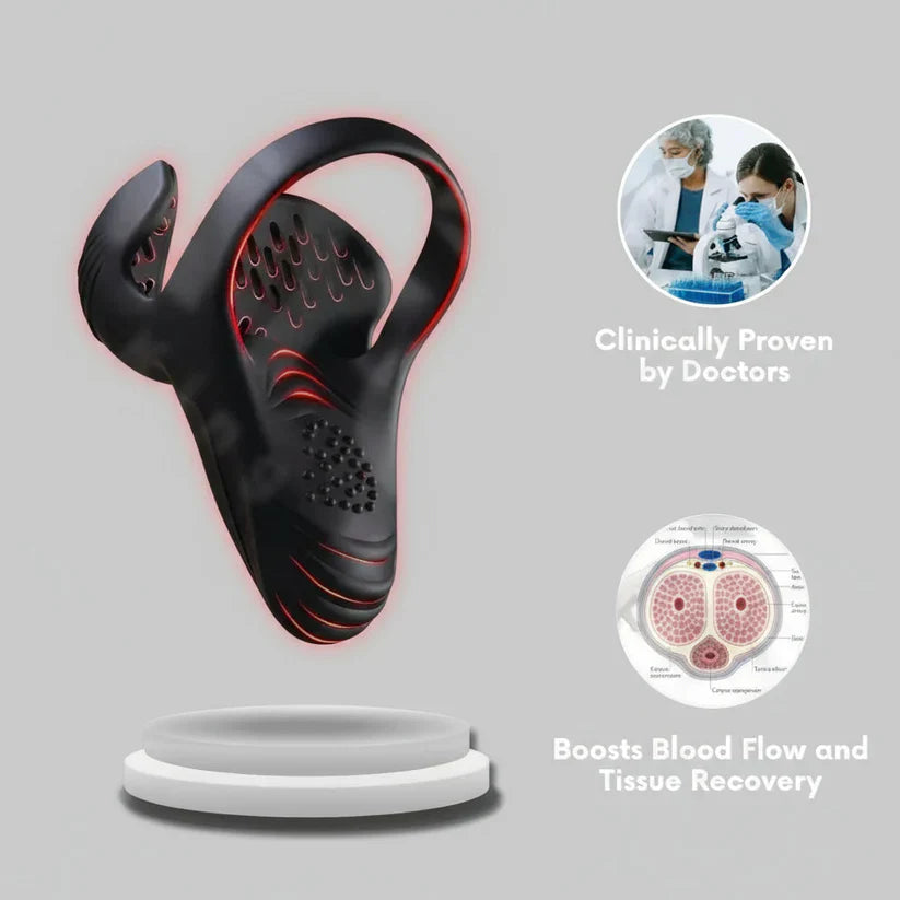 🔥Get 40% off the second item!💪 Electric vibrating male masturbation ring.