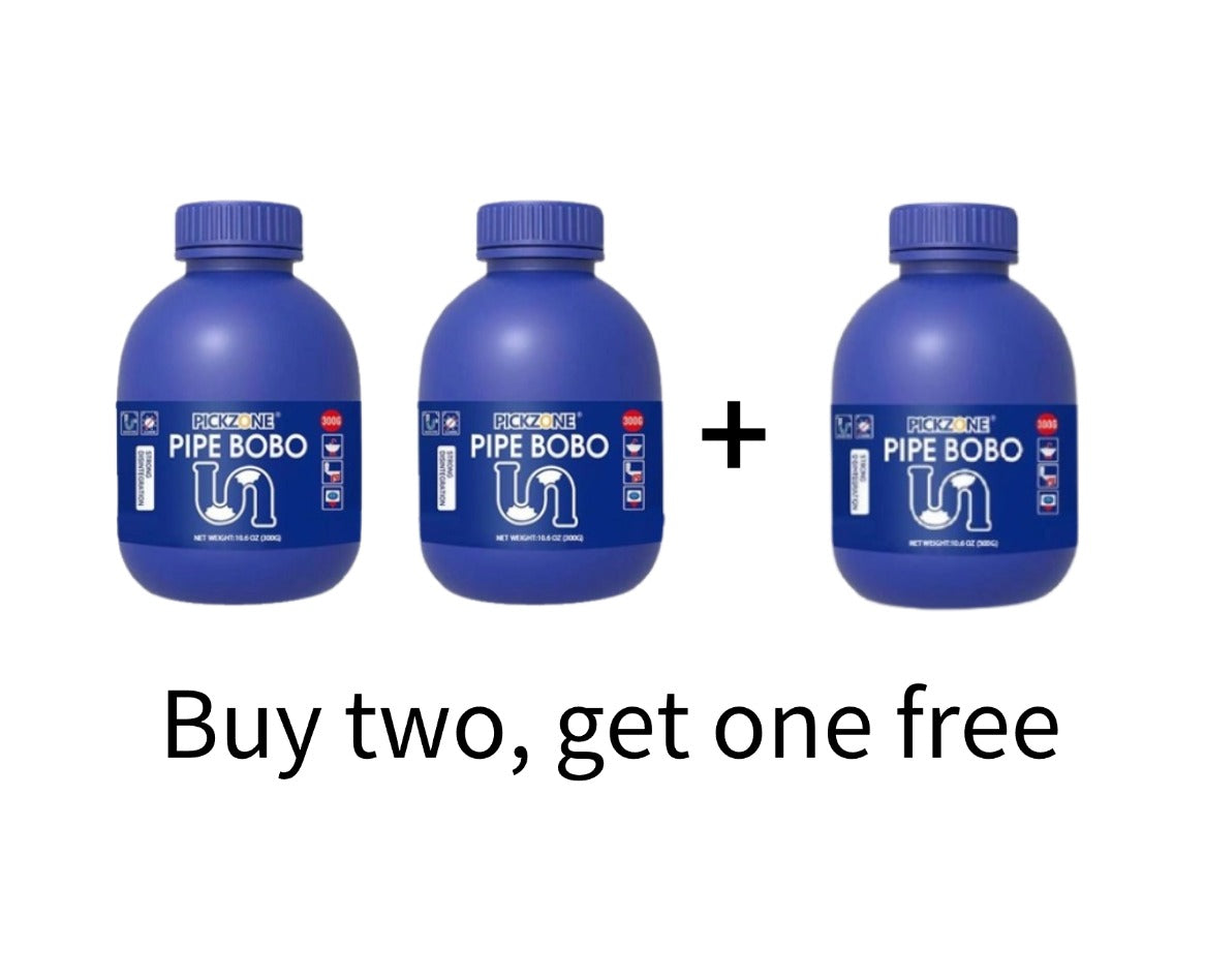 🔥New Year Special | PICKZONE PIPE BOBO Powerful Drain Unclogger - Dissolves 200+ Blockages, Kills 99% Bacteria