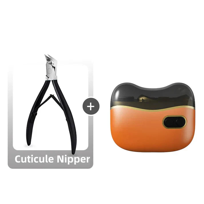 ⏳Time-Limited Special⏰ Lowest Price Ever, Don't Miss Out! 💅 2-in-1 Electric Nail Clipper & Polisher