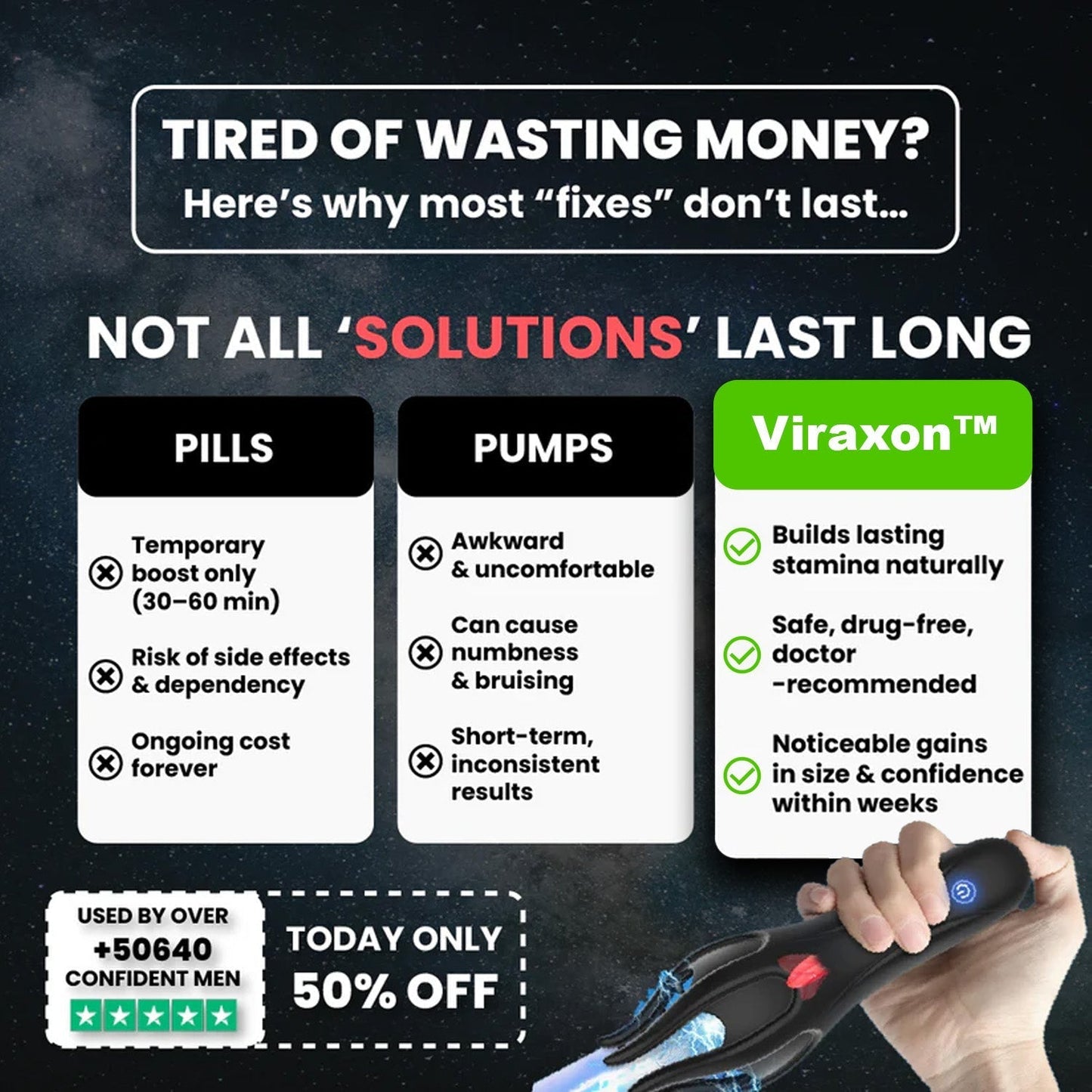 ❄️ New Year Exclusive Offer: Second Unit 40% Off 💪 Viraxon™ 3-in-1 Neuro Wave Therapy Device