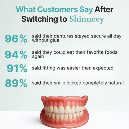 🦷Ends Today: 70% OFF! Shinneey®™ Custom-Fit Full Functional Dentures Make you more confident