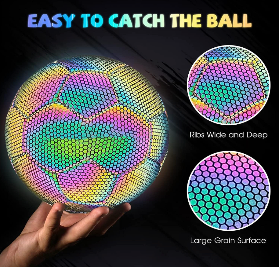 🔥2026 World Cup Official-Style Training Soccer Ball | ✅Holographic Luminous Edition | Buy One Get 40% Off Second
