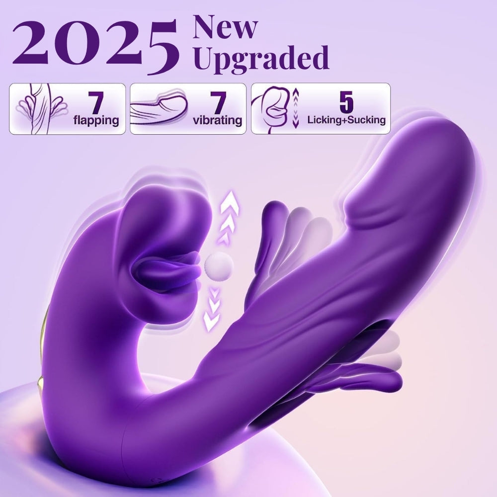 ❄️ New Year Flash Sale: 40% OFF on the Second Item 💋 2025 Upgraded Luvora™ 4-in-1 Thrusting, Licking & Vibrating Toy