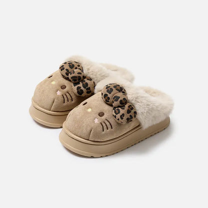 Cozy Hello KT Plush Slippers: Buy 2, Get 60% Off!