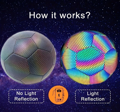 🔥2026 World Cup Official-Style Training Soccer Ball | ✅Holographic Luminous Edition | Buy One Get 40% Off Second