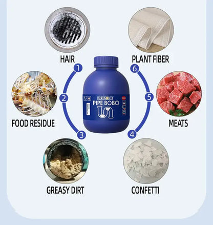 🔥New Year Special | PICKZONE PIPE BOBO Powerful Drain Unclogger - Dissolves 200+ Blockages, Kills 99% Bacteria